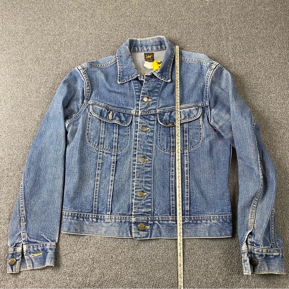 Vintage Lee Denim Jacket Made In USA Men’s Size Small- Medium - Picture 9 of 10